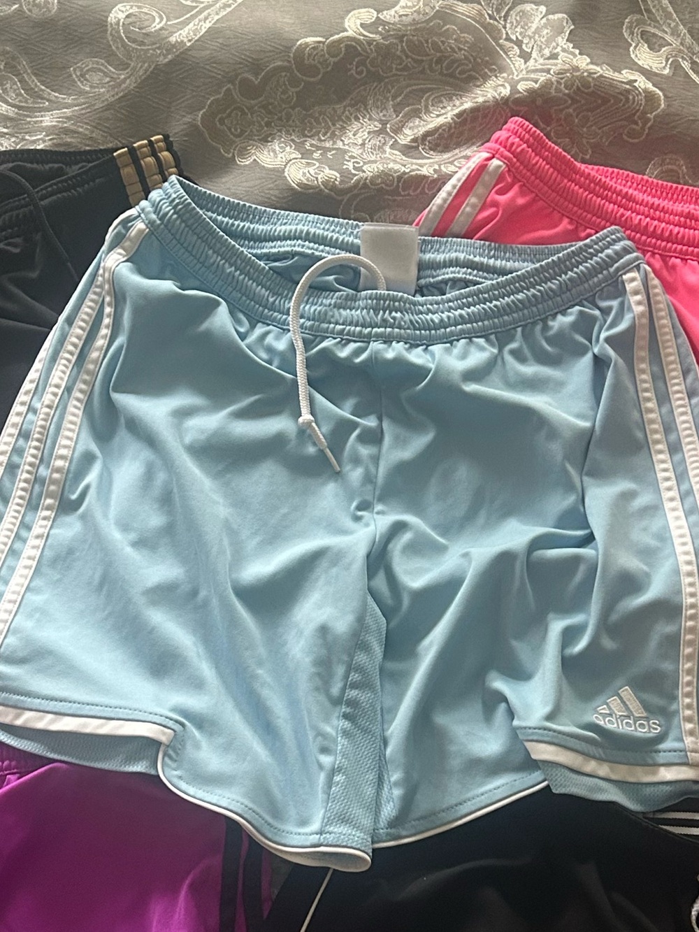 Adidas blue shorts medium